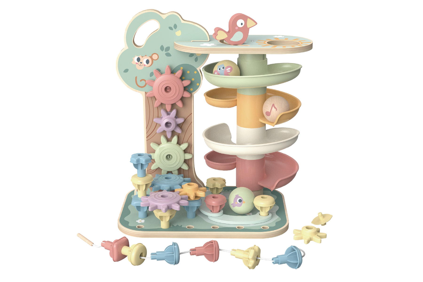 420 Forest Friends Rolling and stacking set2